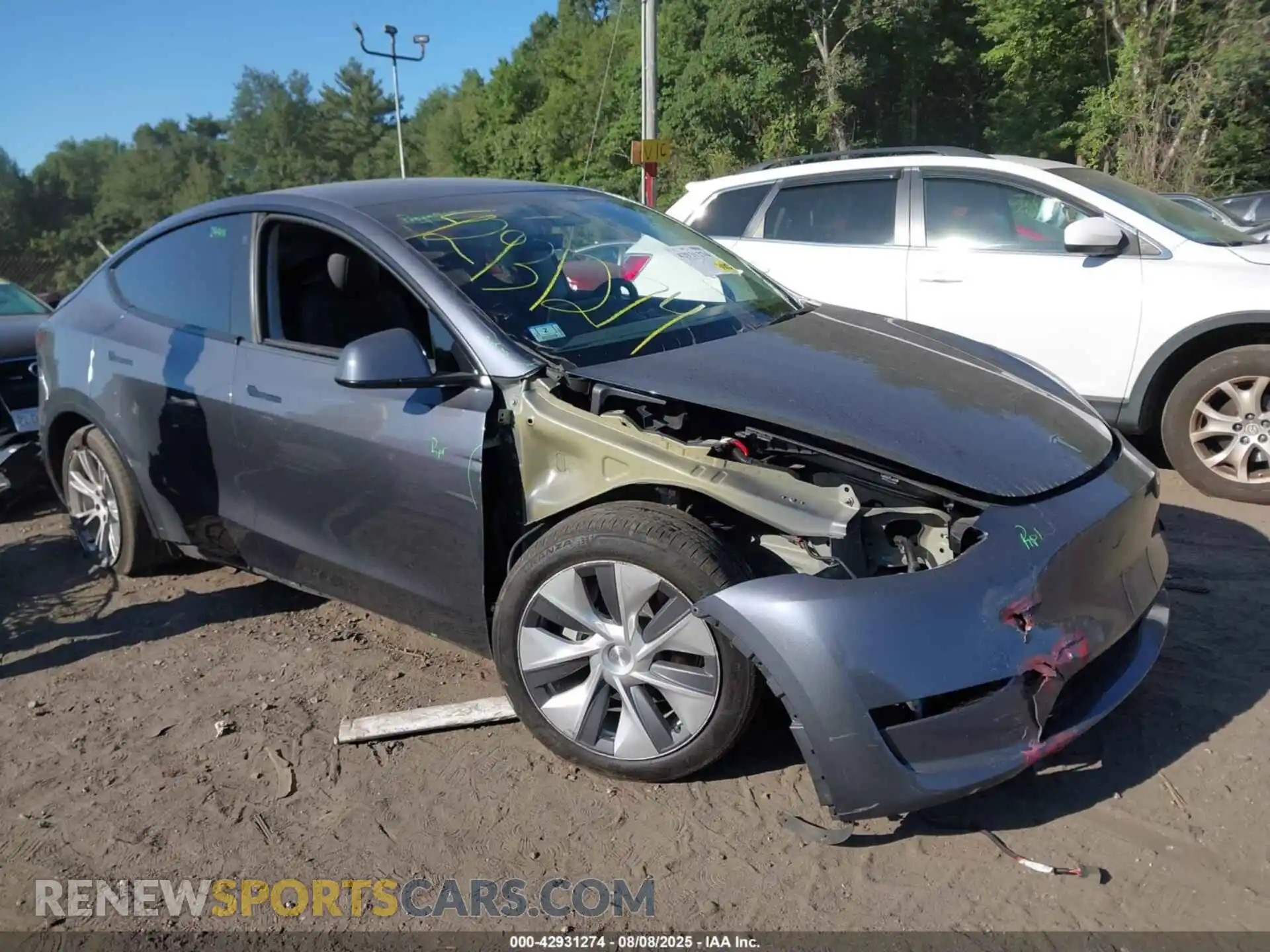 1 Фотография поврежденного автомобиля 7SAYGDEE9PA034329 TESLA MODEL Y 2023