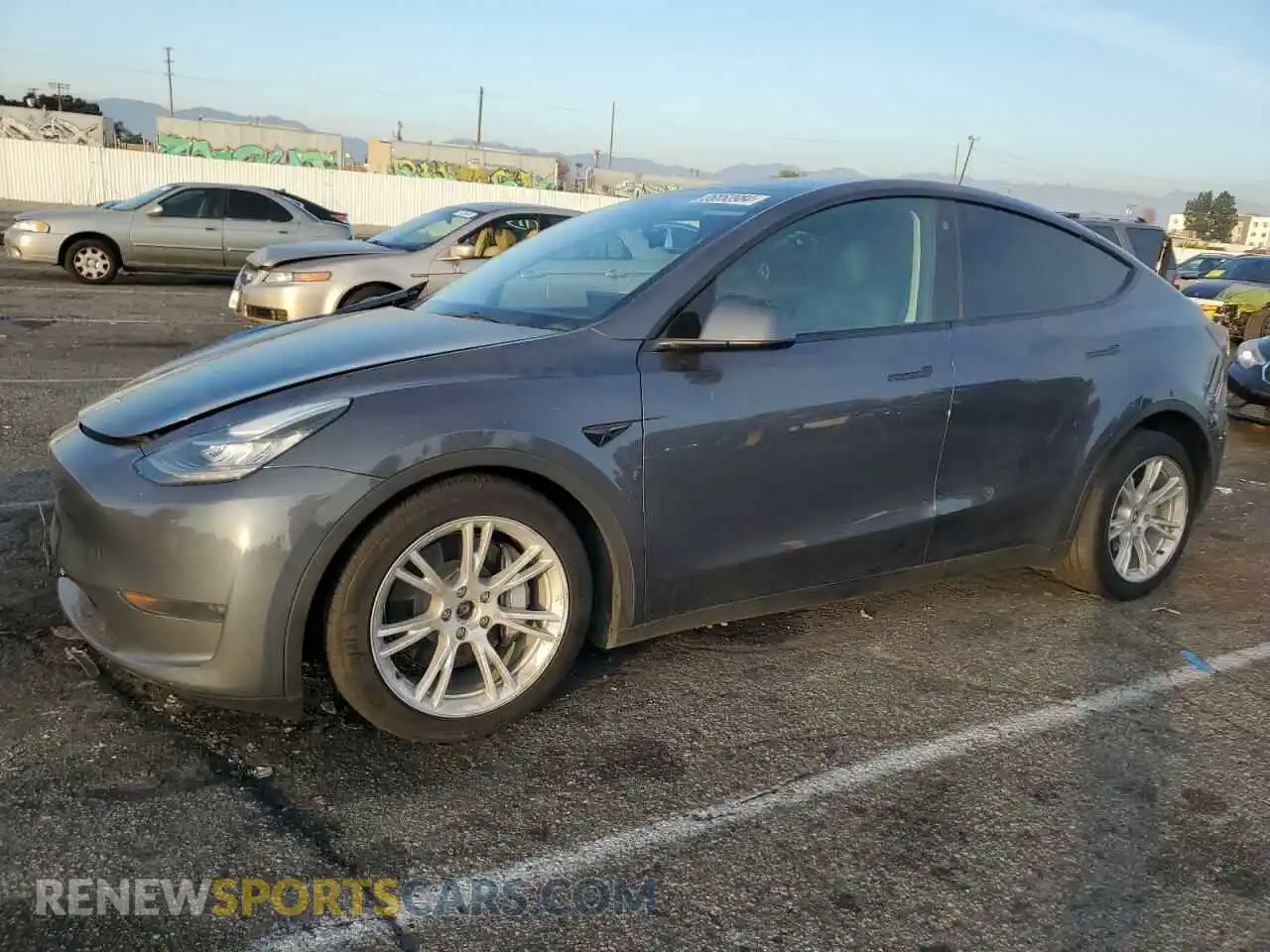 1 Photograph of a damaged car 7SAYGDEE9PA039532 TESLA MODEL Y 2023