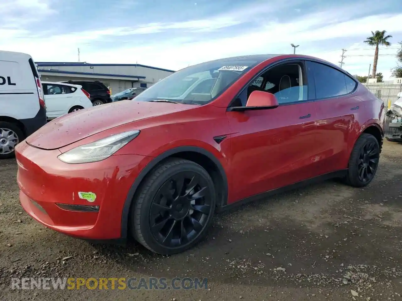 1 Photograph of a damaged car 7SAYGDEE9PA050904 TESLA MODEL Y 2023