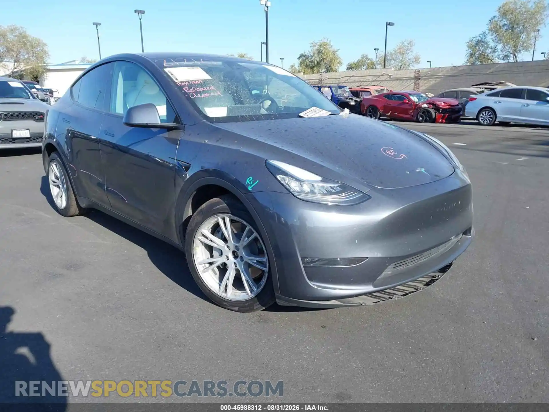 1 fotografías del automóvil dañado 7SAYGDEE9PA061871 TESLA MODEL Y 2023
