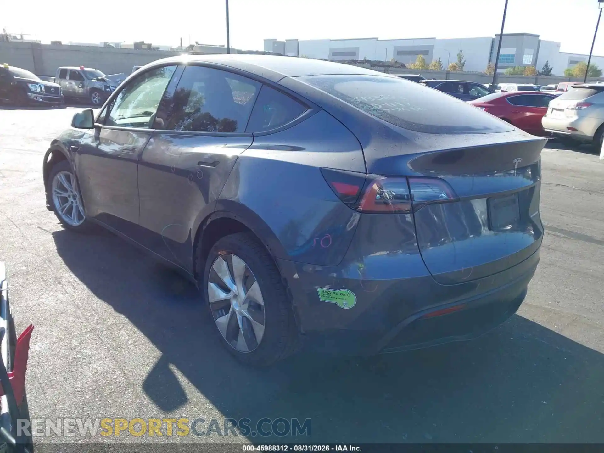 3 fotografías del automóvil dañado 7SAYGDEE9PA061871 TESLA MODEL Y 2023