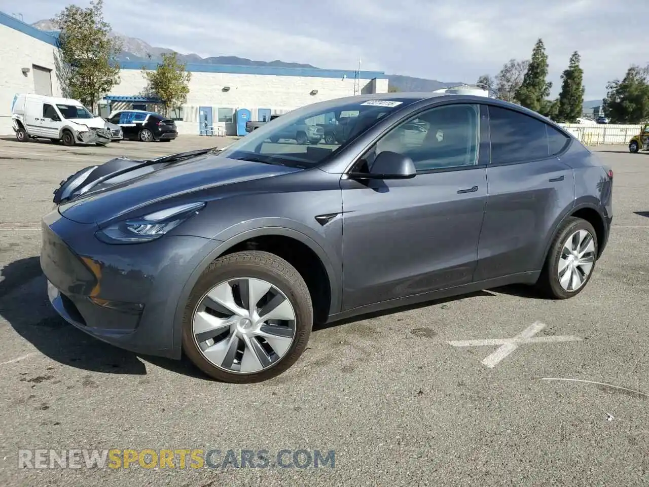 1 Фотография поврежденного автомобиля 7SAYGDEE9PA065953 TESLA MODEL Y 2023