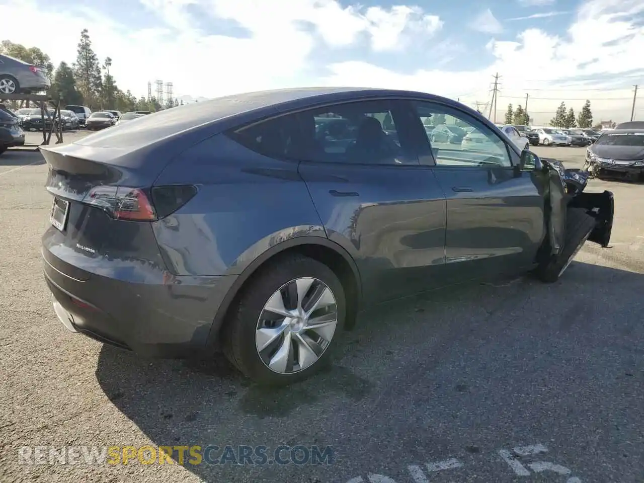 3 Фотография поврежденного автомобиля 7SAYGDEE9PA065953 TESLA MODEL Y 2023