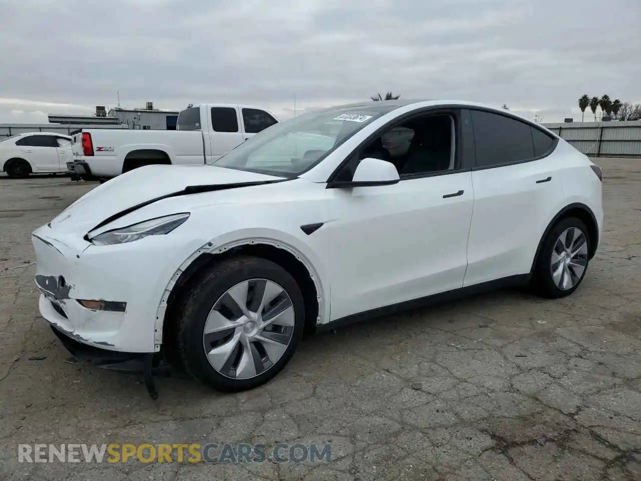1 Photograph of a damaged car 7SAYGDEE9PA067640 TESLA MODEL Y 2023