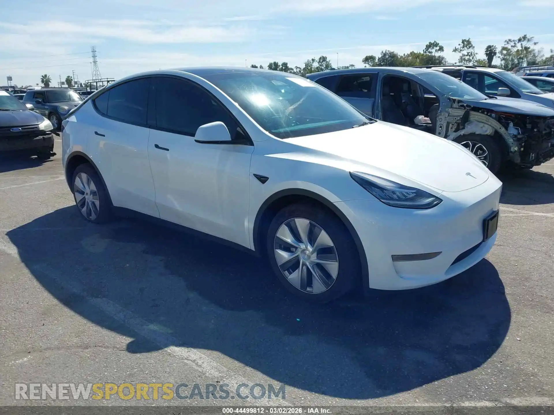 1 Photograph of a damaged car 7SAYGDEE9PA069291 TESLA MODEL Y 2023