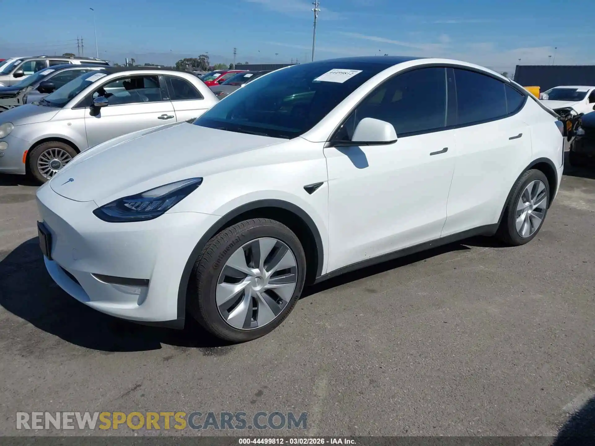 2 Photograph of a damaged car 7SAYGDEE9PA069291 TESLA MODEL Y 2023