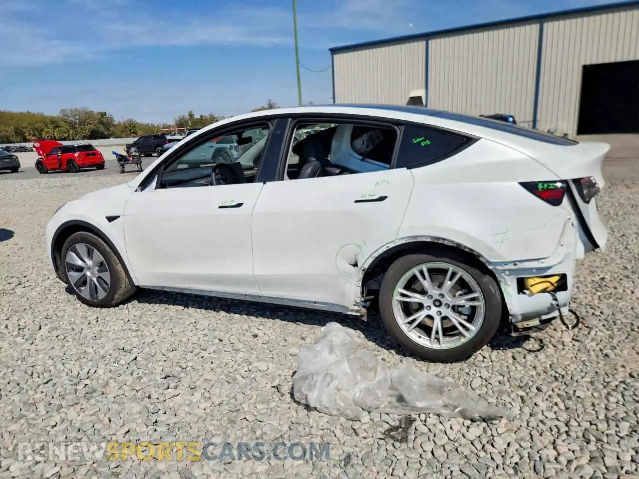 2 Photograph of a damaged car 7SAYGDEE9PA069596 TESLA MODEL Y 2023
