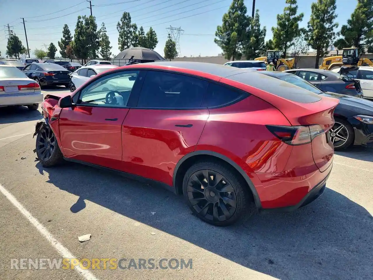 2 Photograph of a damaged car 7SAYGDEE9PA076340 TESLA MODEL Y 2023