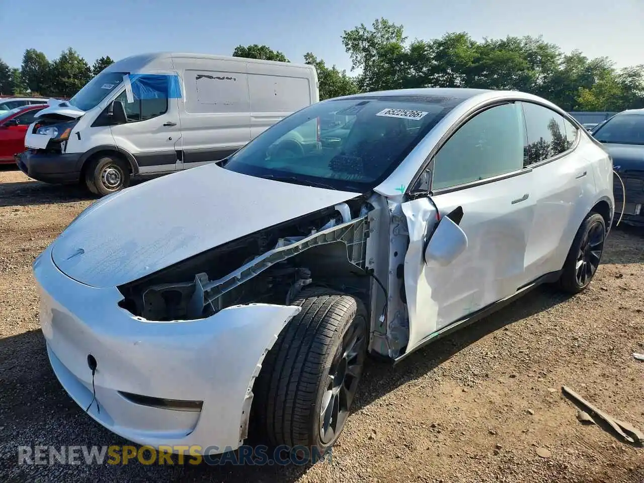 1 Photograph of a damaged car 7SAYGDEE9PA082753 TESLA MODEL Y 2023
