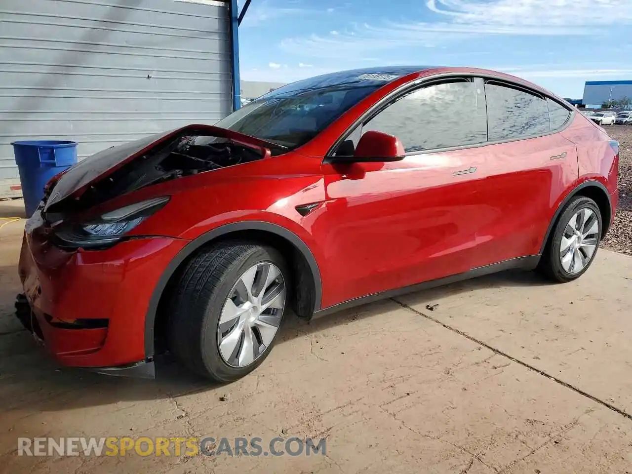 1 Photograph of a damaged car 7SAYGDEE9PA101530 TESLA MODEL Y 2023