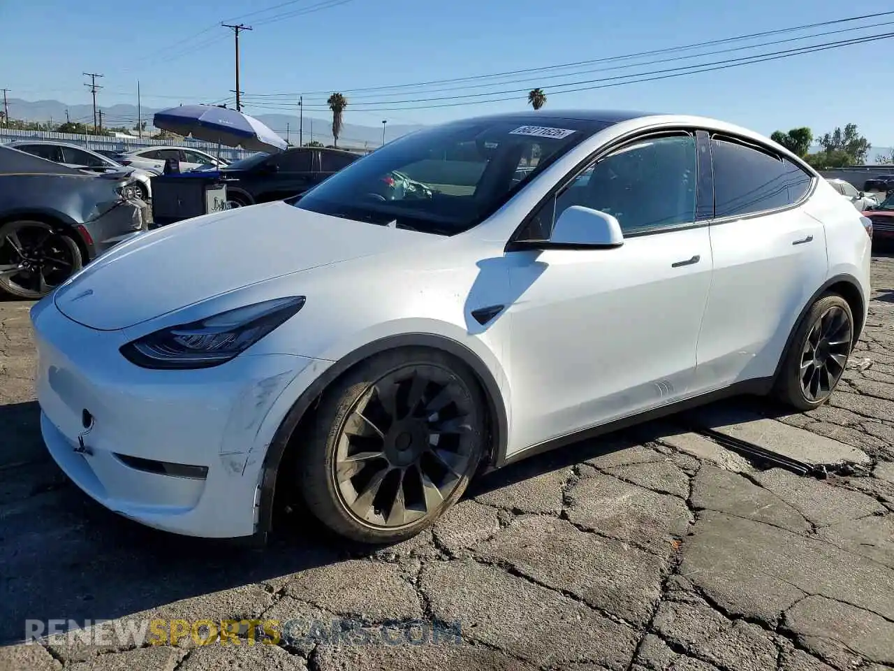 1 Photograph of a damaged car 7SAYGDEE9PA106114 TESLA MODEL Y 2023