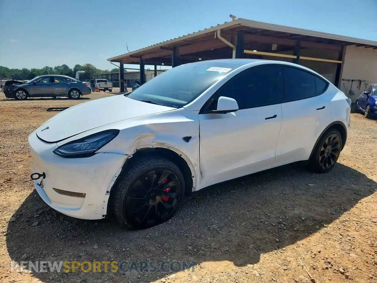 1 Photograph of a damaged car 7SAYGDEE9PA107750 TESLA MODEL Y 2023