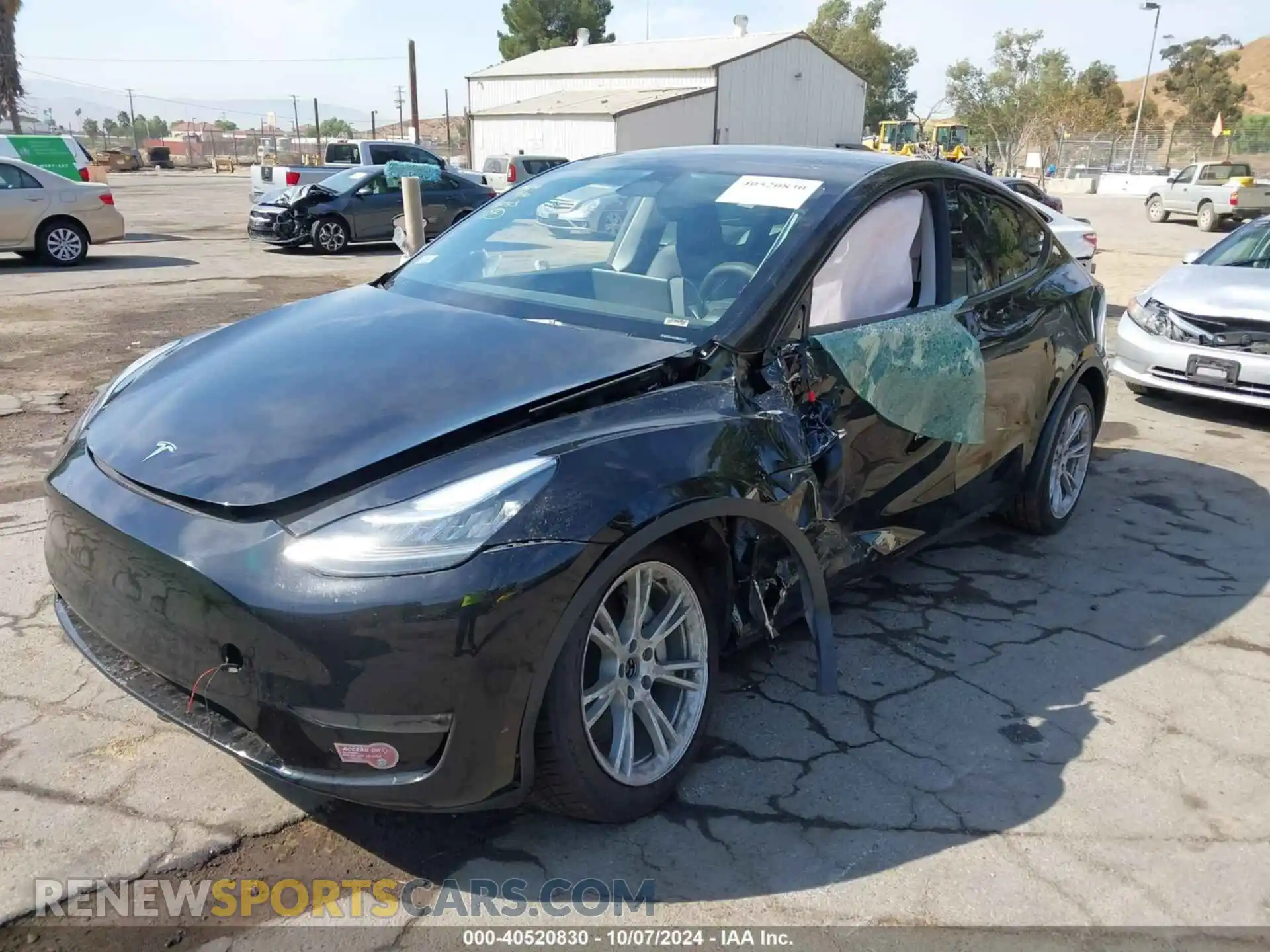 2 Photograph of a damaged car 7SAYGDEE9PA114777 TESLA MODEL Y 2023