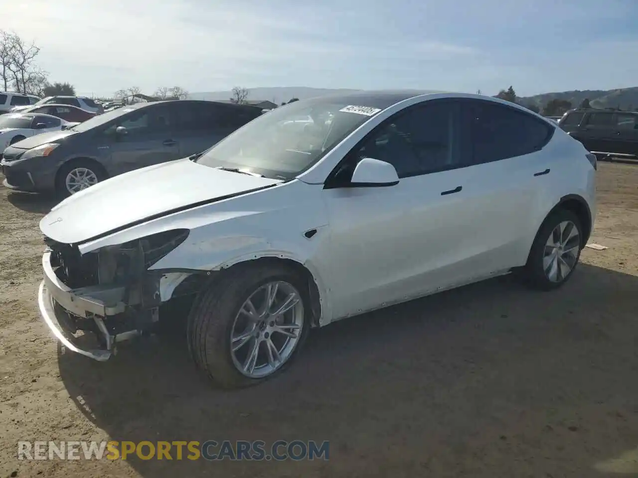 1 Photograph of a damaged car 7SAYGDEE9PA119249 TESLA MODEL Y 2023