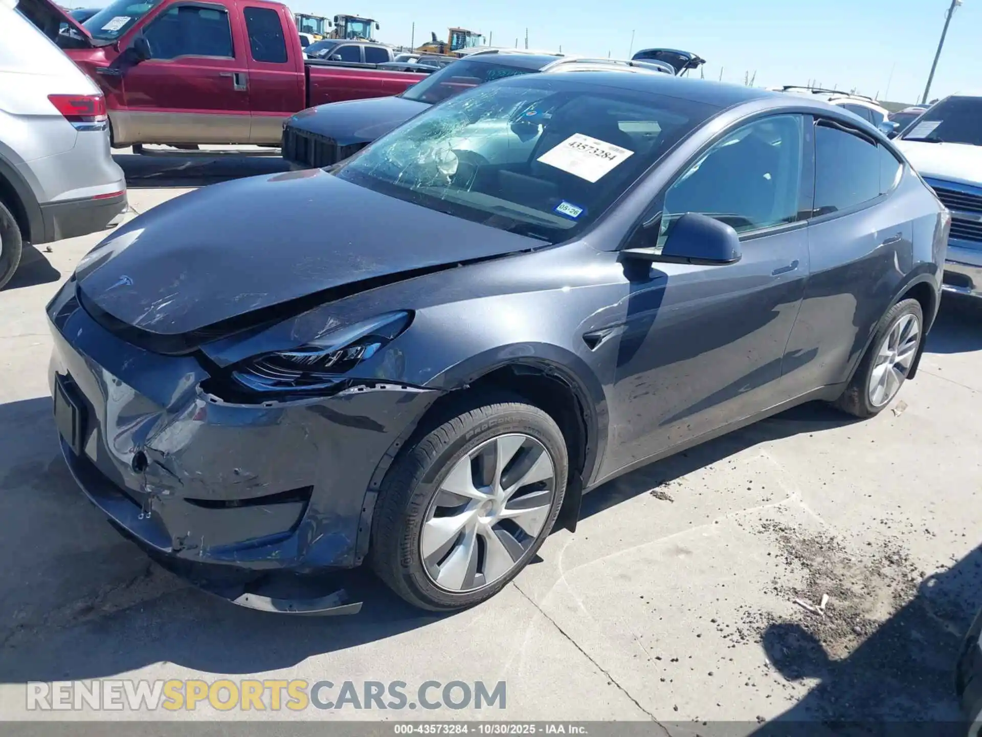 2 Photograph of a damaged car 7SAYGDEE9PA120577 TESLA MODEL Y 2023
