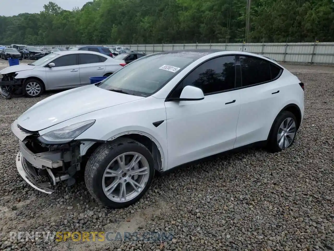 1 Photograph of a damaged car 7SAYGDEE9PA124533 TESLA MODEL Y 2023