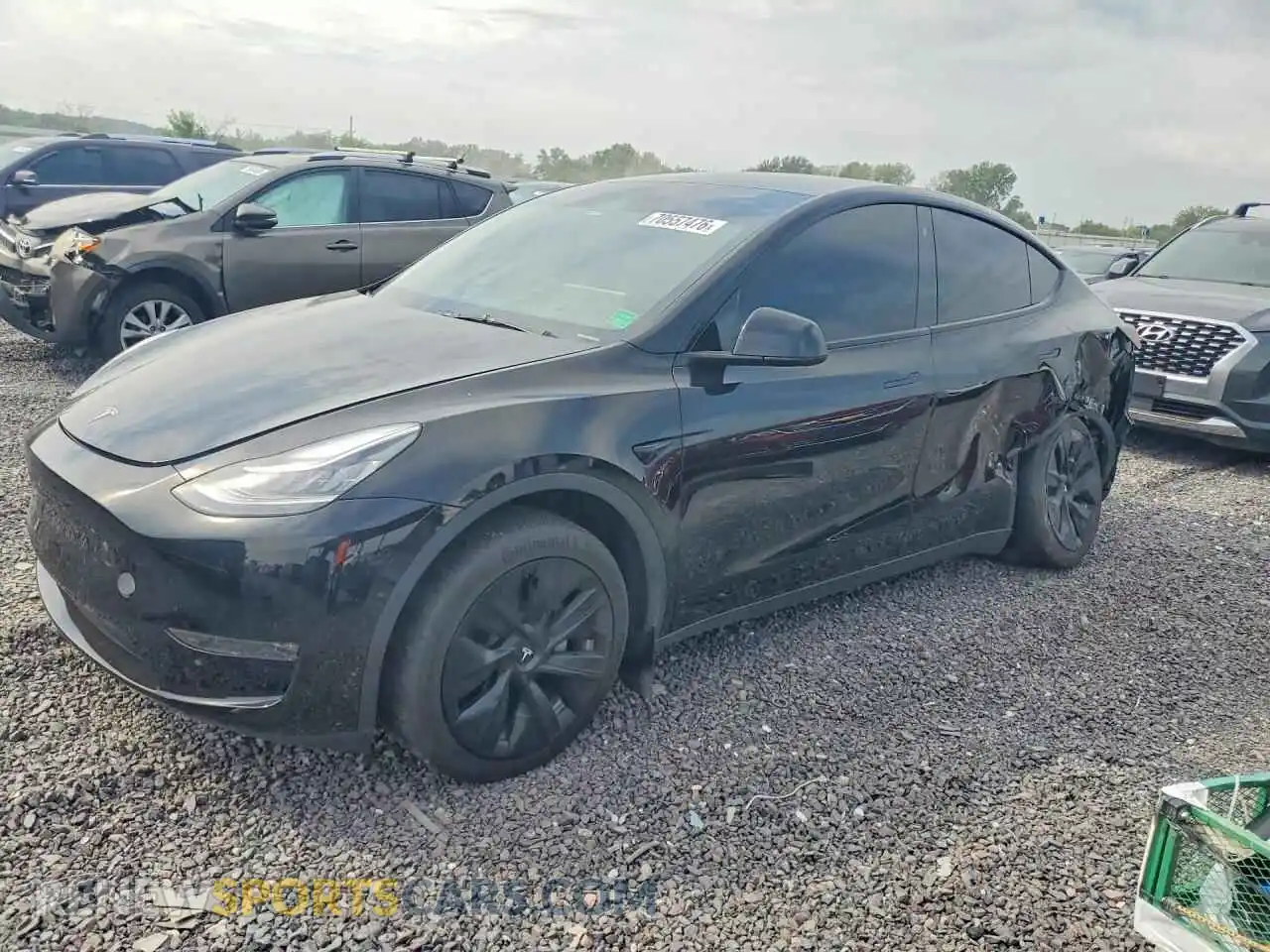 1 Photograph of a damaged car 7SAYGDEE9PA127268 TESLA MODEL Y 2023
