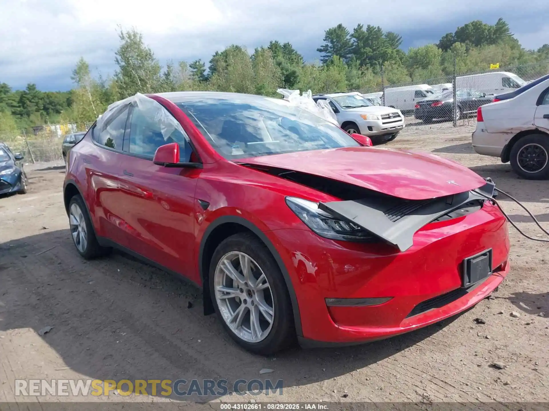 1 Photograph of a damaged car 7SAYGDEE9PA135077 TESLA MODEL Y 2023