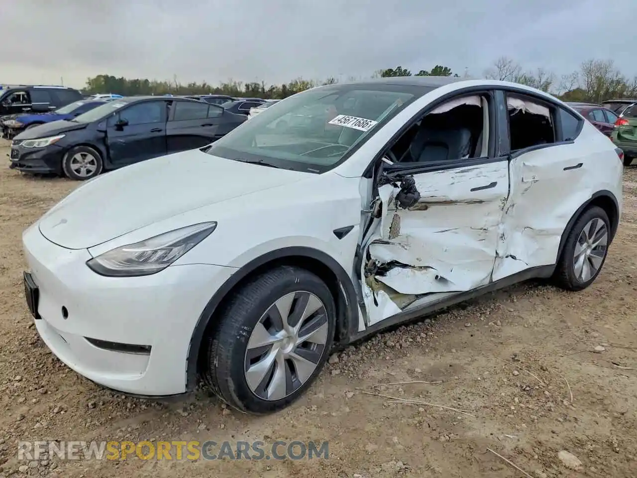 1 Photograph of a damaged car 7SAYGDEE9PA137850 TESLA MODEL Y 2023