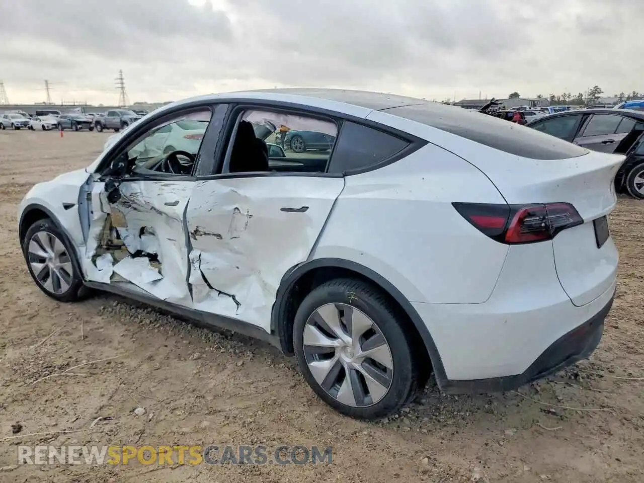 2 Photograph of a damaged car 7SAYGDEE9PA137850 TESLA MODEL Y 2023