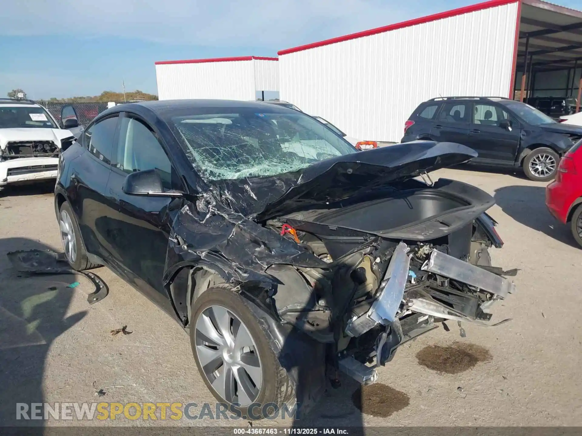 1 Photograph of a damaged car 7SAYGDEE9PA151523 TESLA MODEL Y 2023