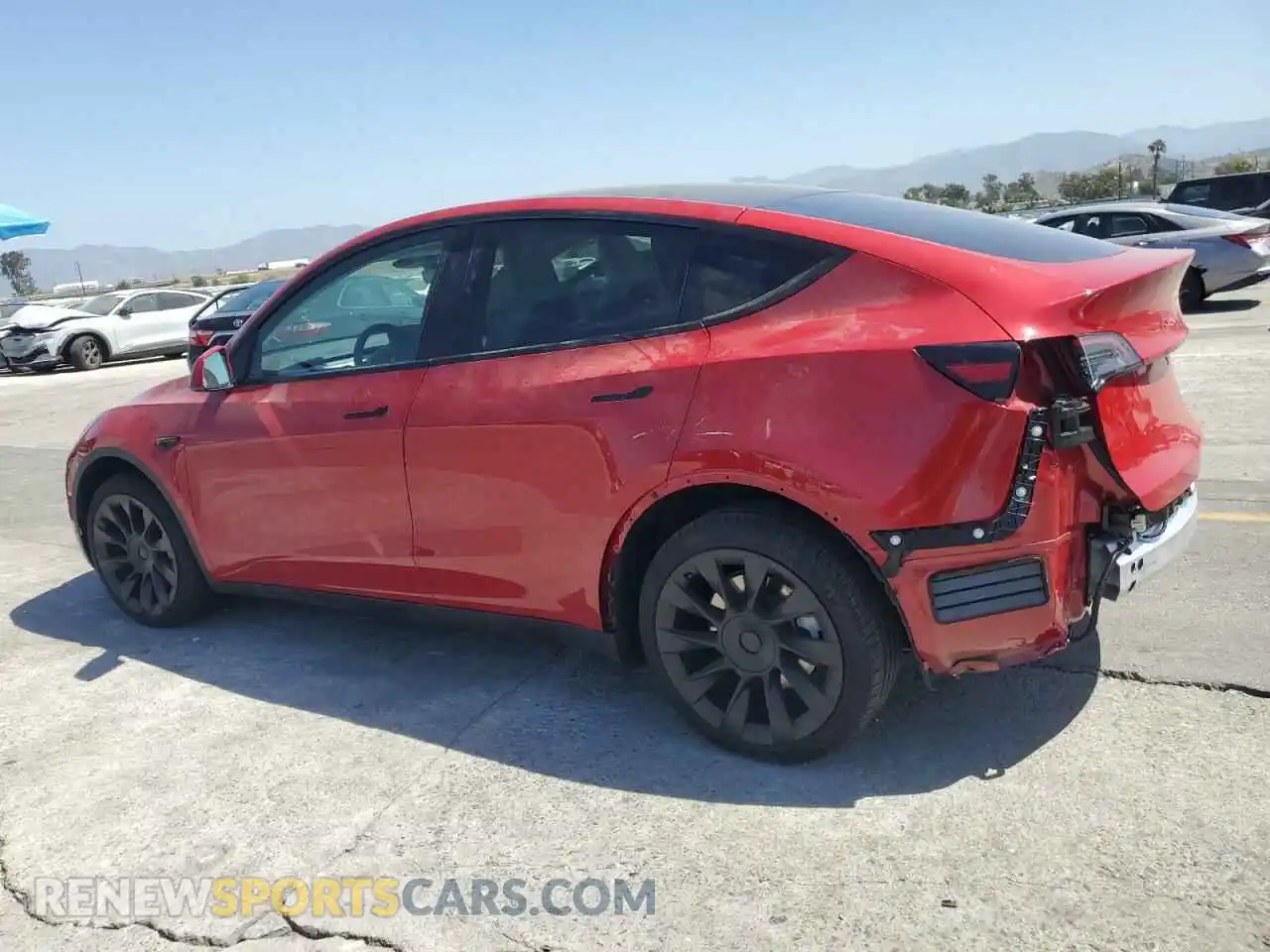2 Photograph of a damaged car 7SAYGDEE9PA160545 TESLA MODEL Y 2023