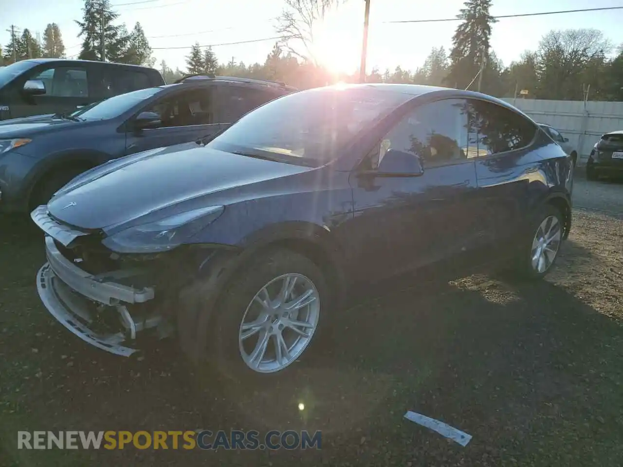 1 fotografías del automóvil dañado 7SAYGDEE9PA163297 TESLA MODEL Y 2023