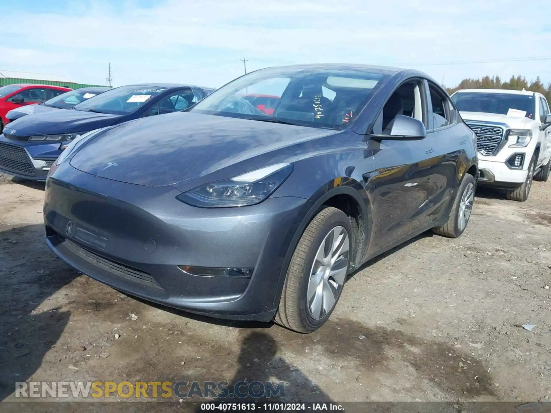 2 Photograph of a damaged car 7SAYGDEE9PA163302 TESLA MODEL Y 2023