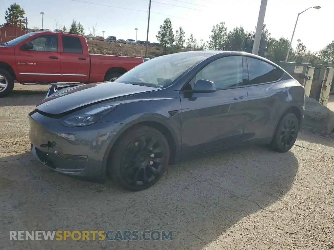 1 Photograph of a damaged car 7SAYGDEE9PA163476 TESLA MODEL Y 2023