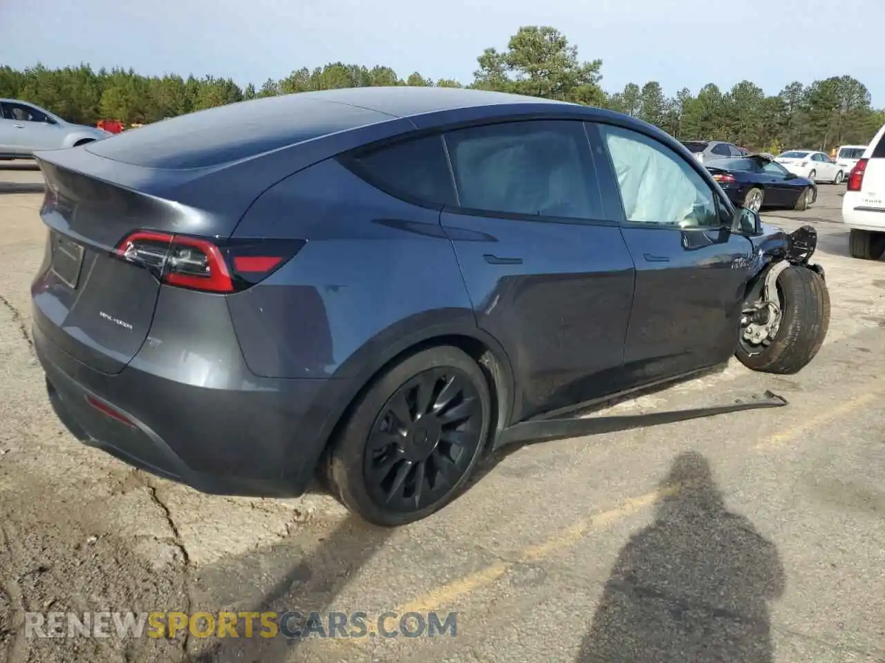 3 Photograph of a damaged car 7SAYGDEE9PA163476 TESLA MODEL Y 2023