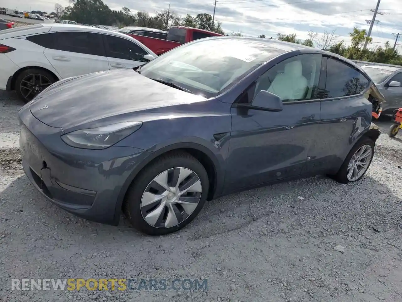 1 Photograph of a damaged car 7SAYGDEE9PA175482 TESLA MODEL Y 2023