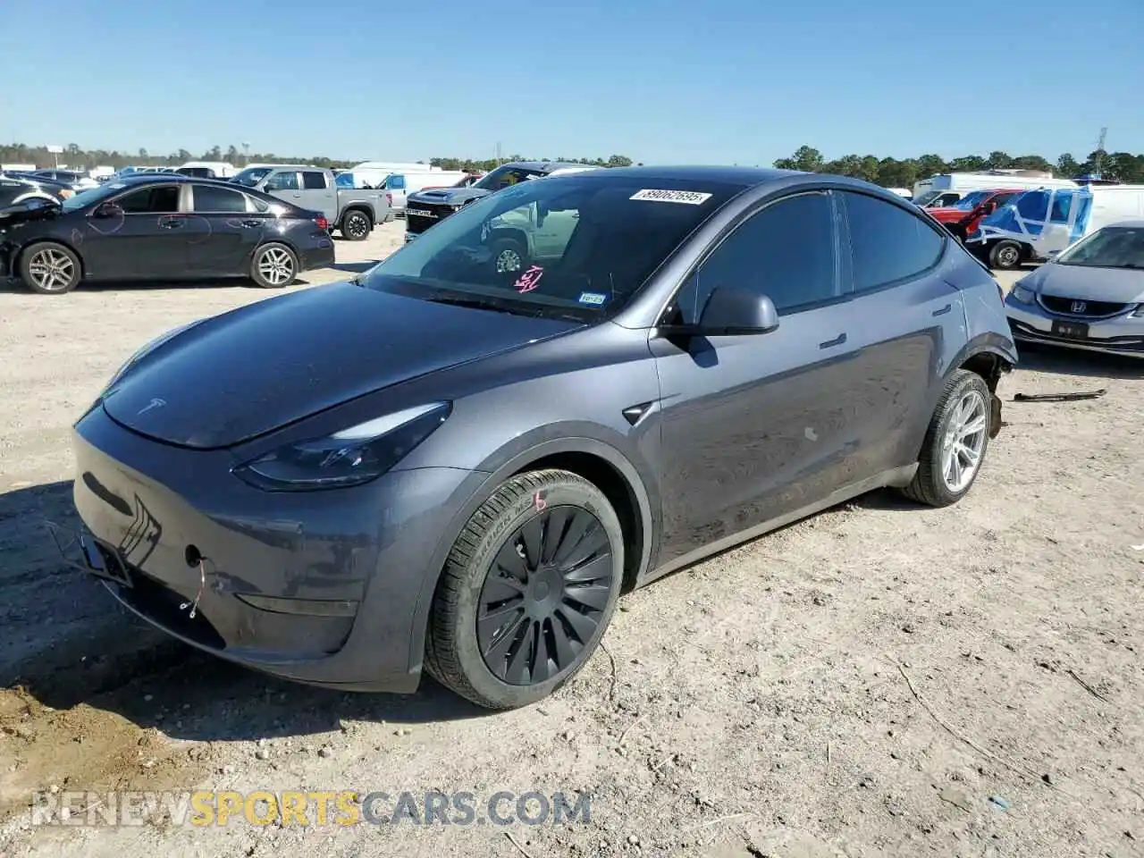 1 Photograph of a damaged car 7SAYGDEE9PA180293 TESLA MODEL Y 2023
