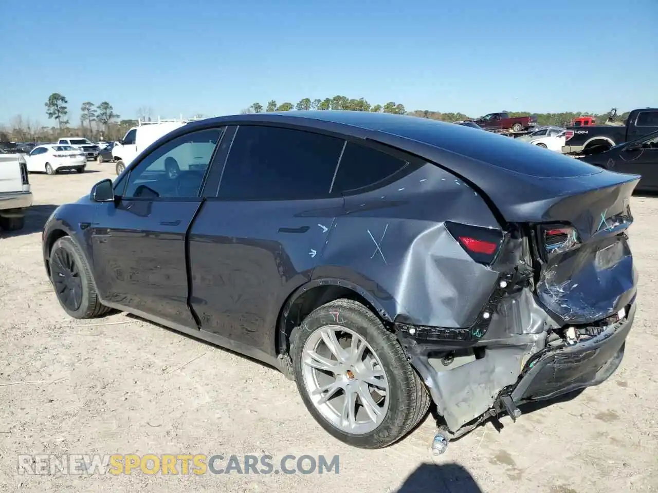2 Photograph of a damaged car 7SAYGDEE9PA180293 TESLA MODEL Y 2023