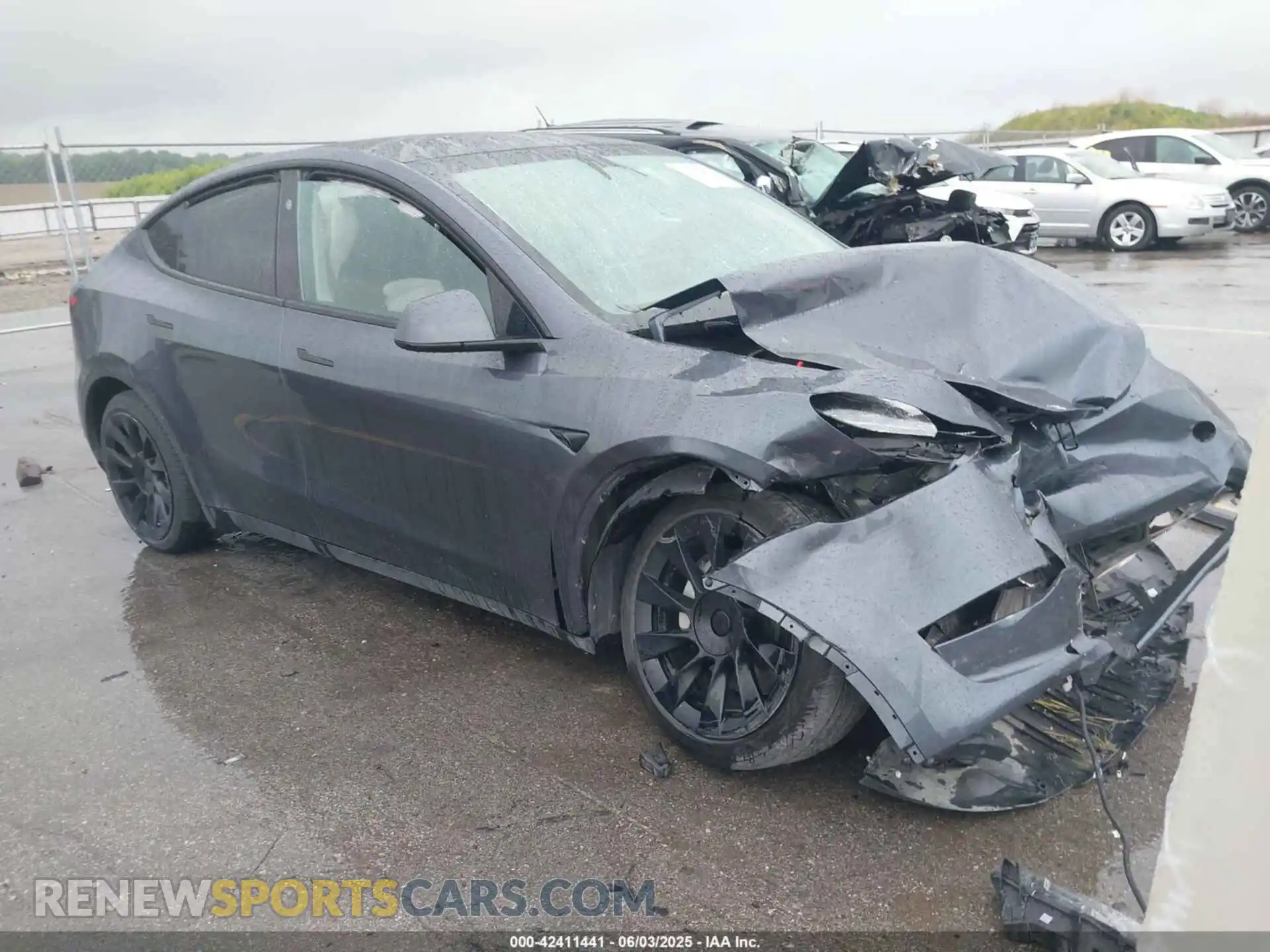 1 Photograph of a damaged car 7SAYGDEE9PA183114 TESLA MODEL Y 2023