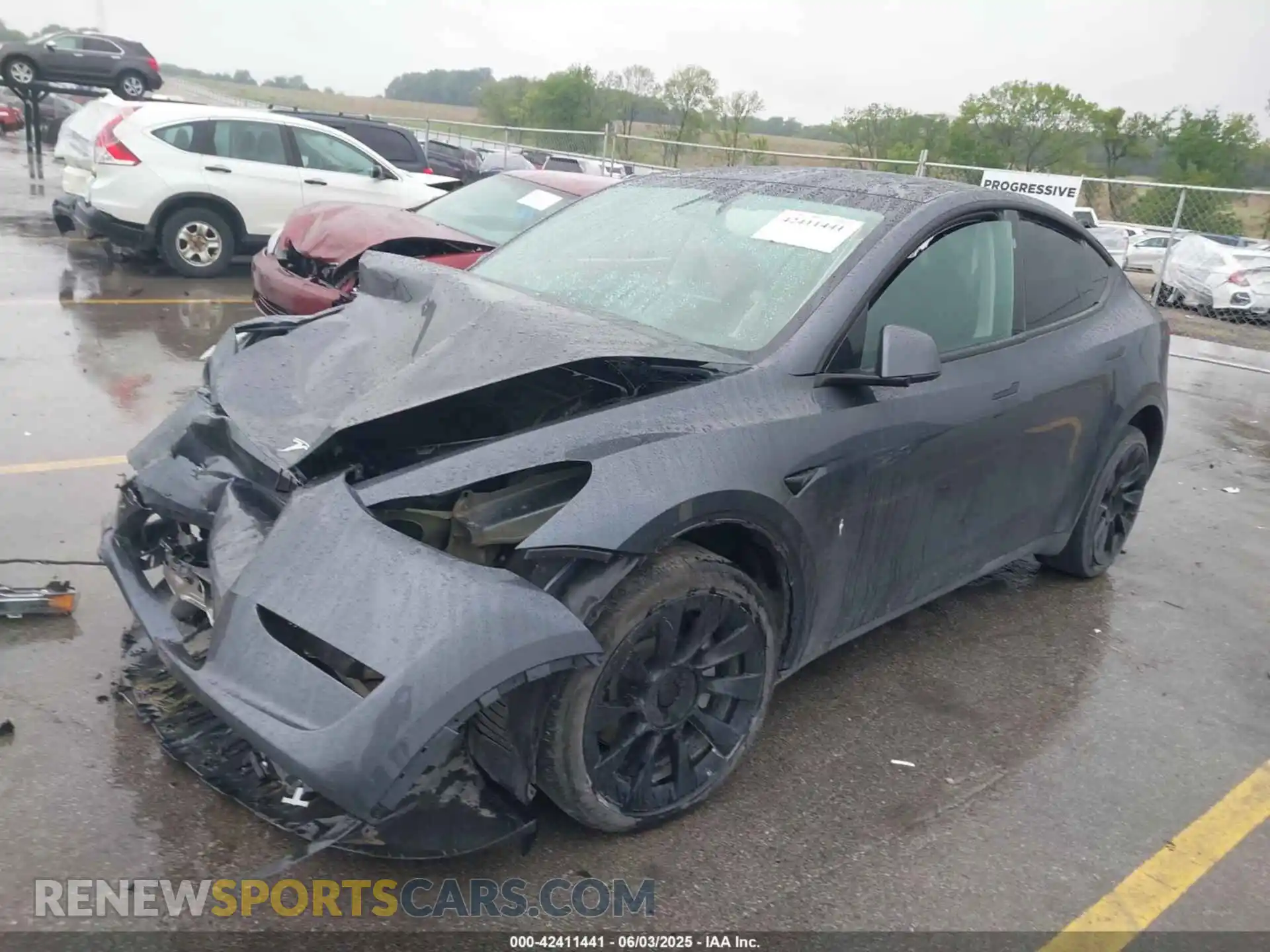 2 Photograph of a damaged car 7SAYGDEE9PA183114 TESLA MODEL Y 2023
