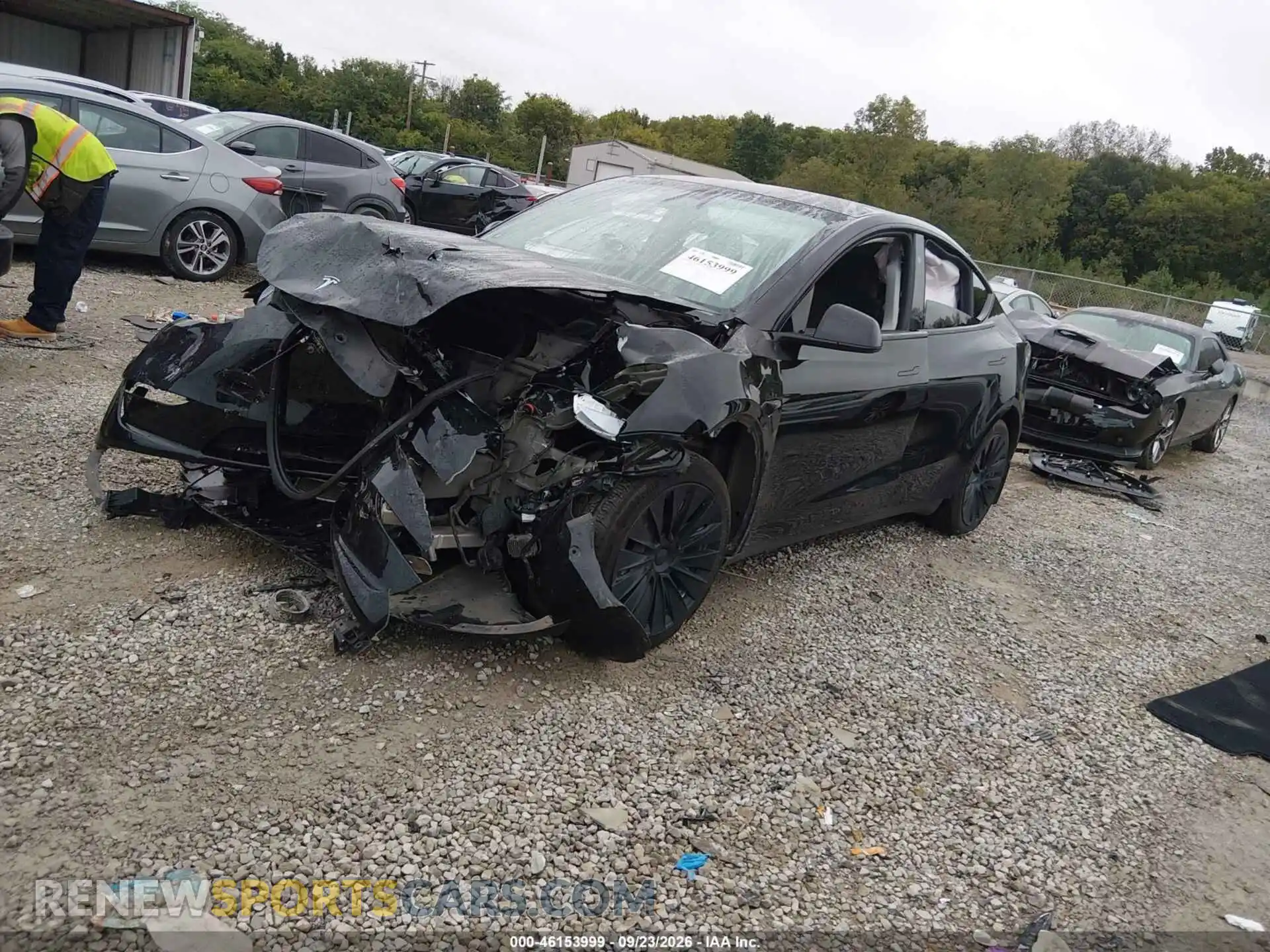 2 Photograph of a damaged car 7SAYGDEE9PA188846 TESLA MODEL Y 2023