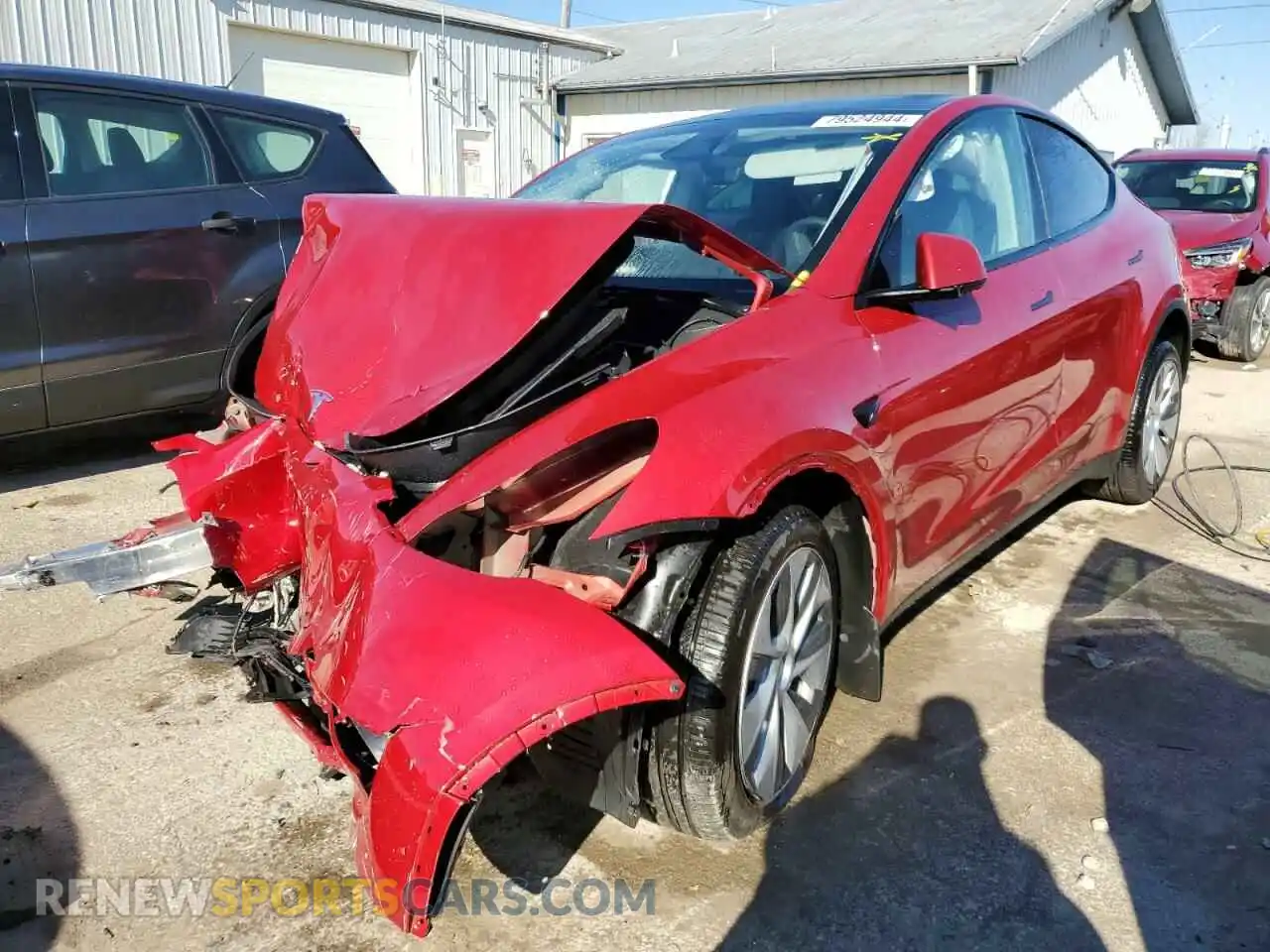 1 Photograph of a damaged car 7SAYGDEE9PA192640 TESLA MODEL Y 2023