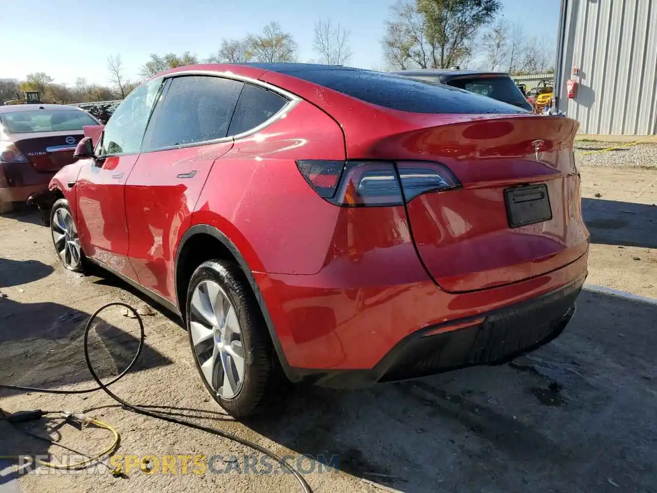 2 Photograph of a damaged car 7SAYGDEE9PA192640 TESLA MODEL Y 2023
