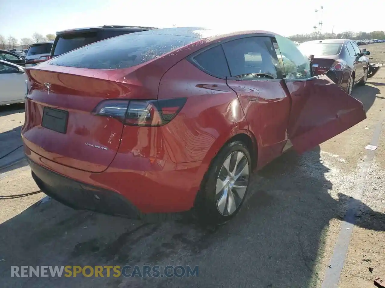 3 Photograph of a damaged car 7SAYGDEE9PA192640 TESLA MODEL Y 2023