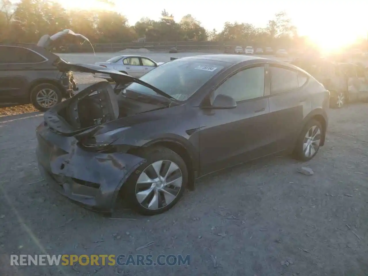 1 Photograph of a damaged car 7SAYGDEE9PA195814 TESLA MODEL Y 2023
