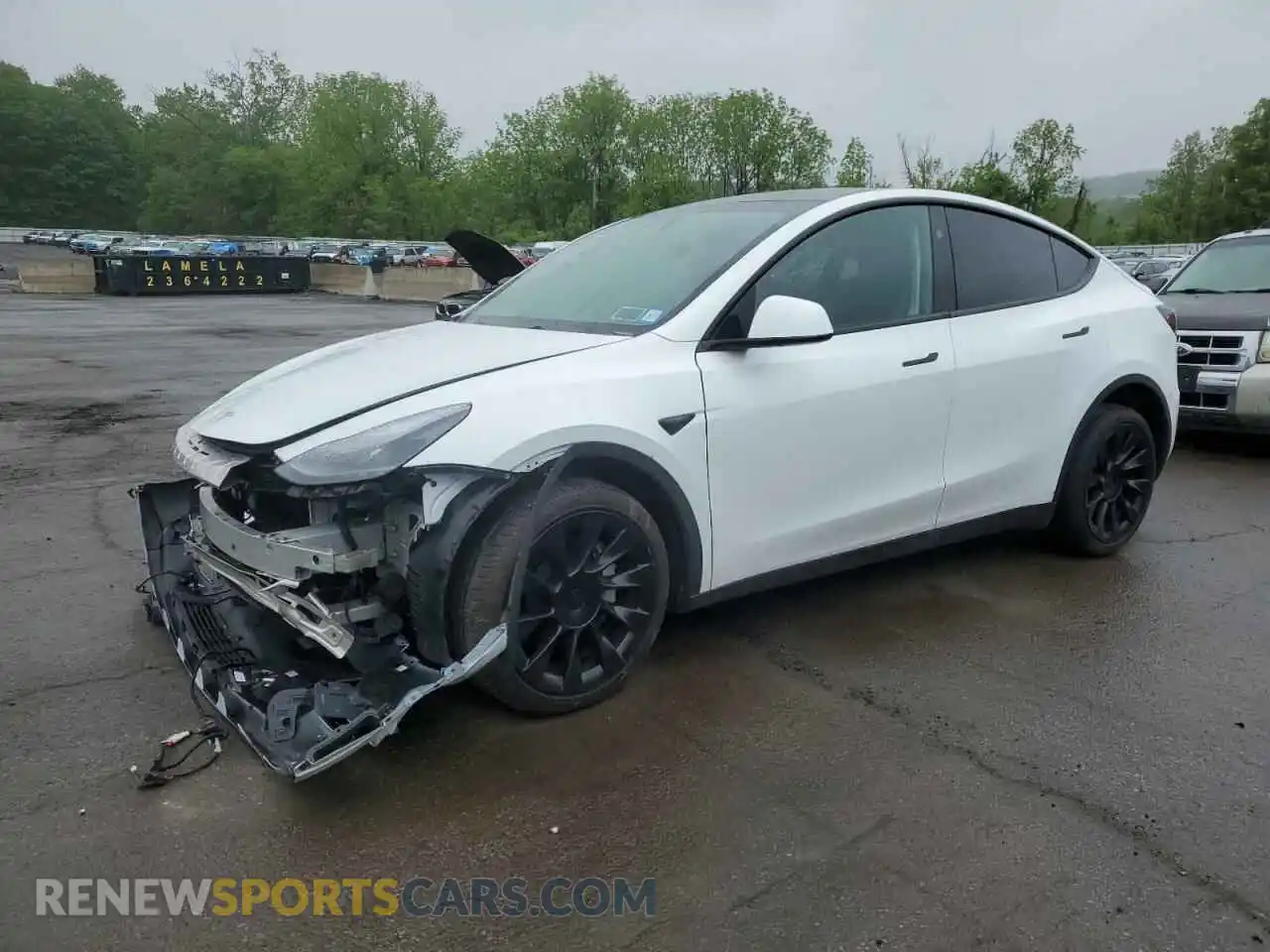 1 Photograph of a damaged car 7SAYGDEE9PA196624 TESLA MODEL Y 2023