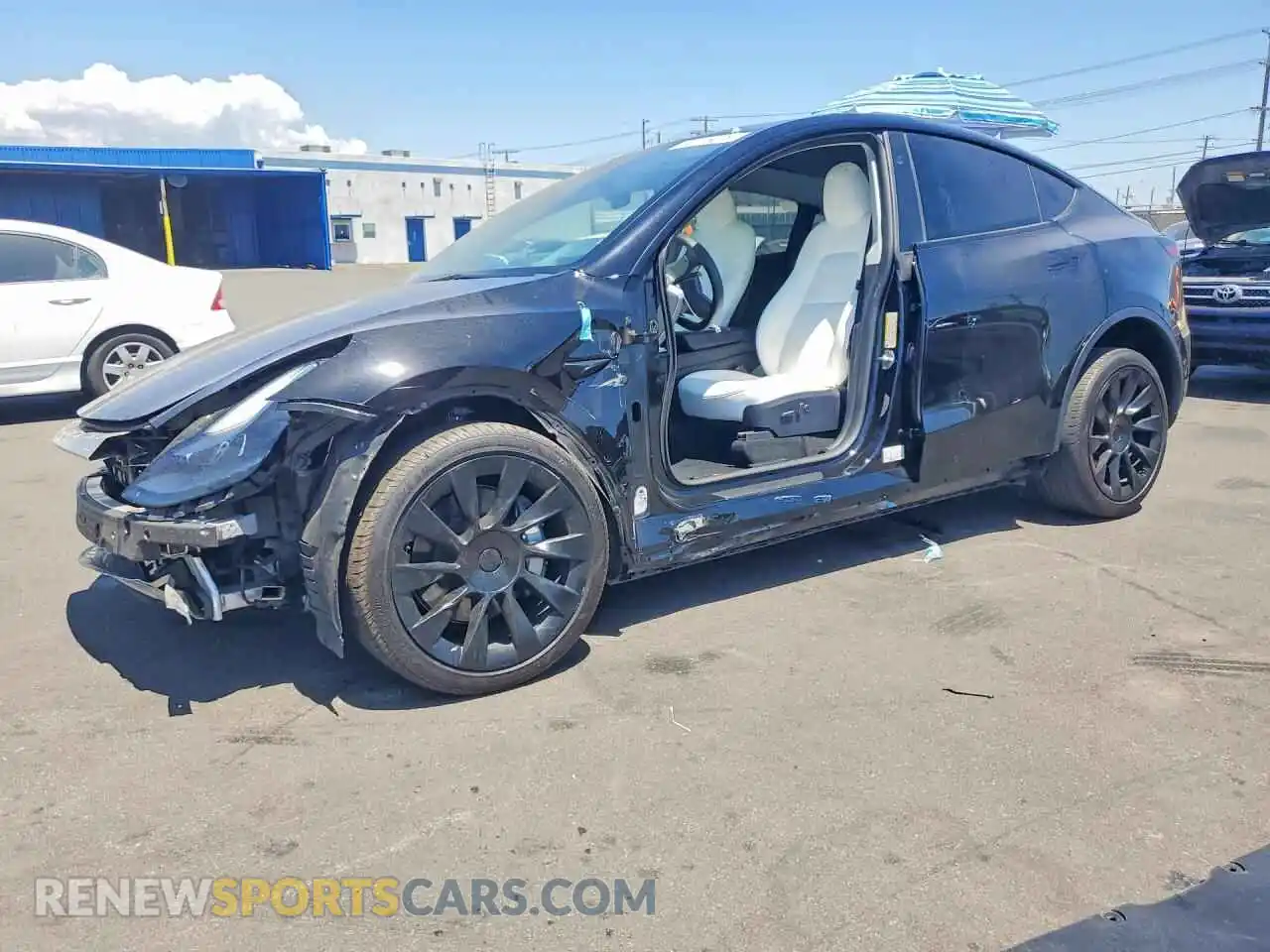 1 Фотография поврежденного автомобиля 7SAYGDEE9PA199071 TESLA MODEL Y 2023