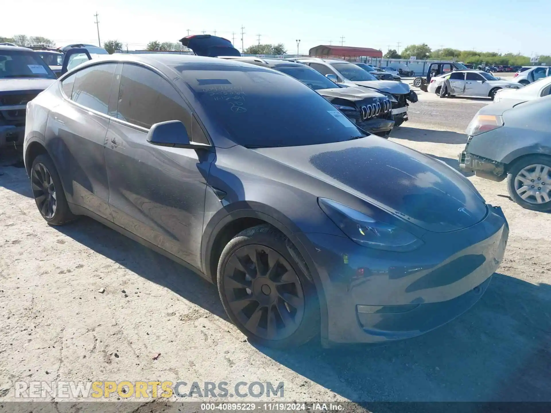 1 Photograph of a damaged car 7SAYGDEE9PA203264 TESLA MODEL Y 2023