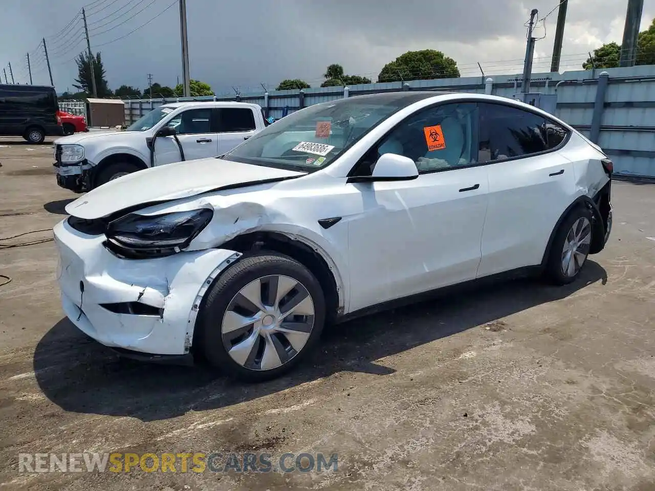 1 Photograph of a damaged car 7SAYGDEE9PA211641 TESLA MODEL Y 2023