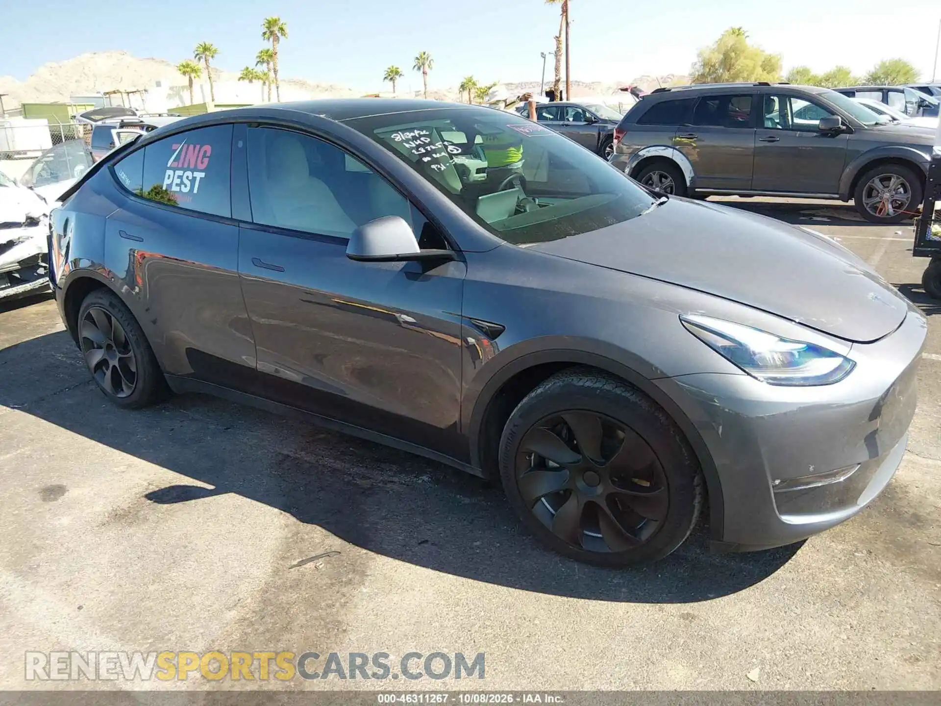 1 Фотография поврежденного автомобиля 7SAYGDEE9PF625506 TESLA MODEL Y 2023