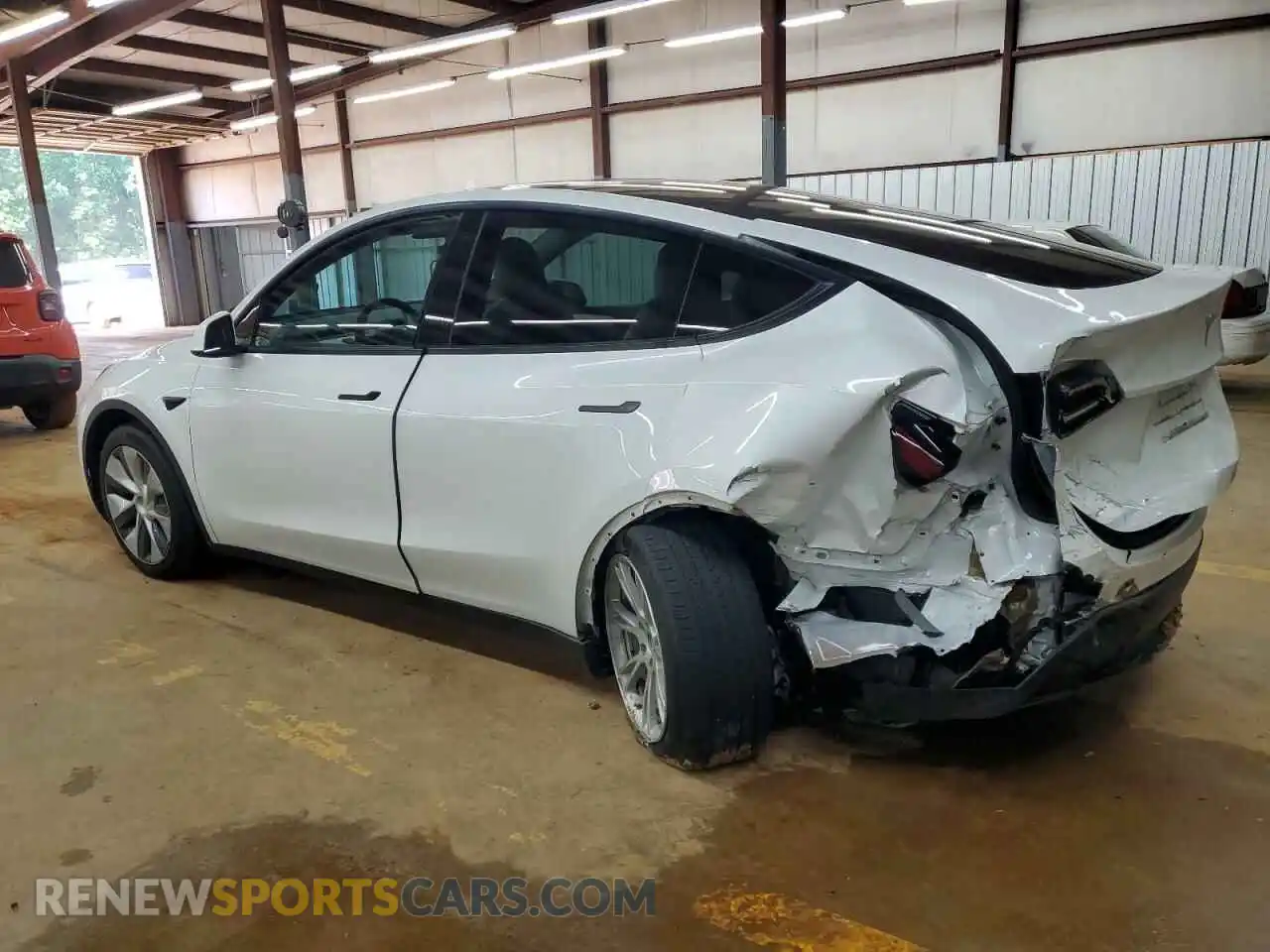 2 Фотография поврежденного автомобиля 7SAYGDEE9PF634738 TESLA MODEL Y 2023