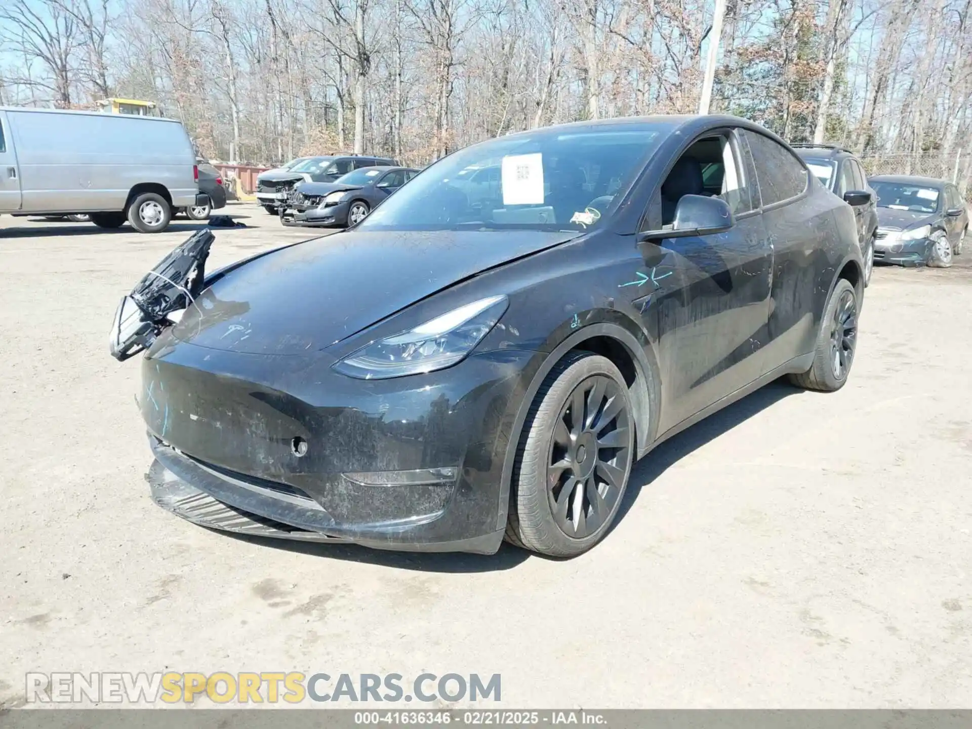 2 Photograph of a damaged car 7SAYGDEE9PF639969 TESLA MODEL Y 2023