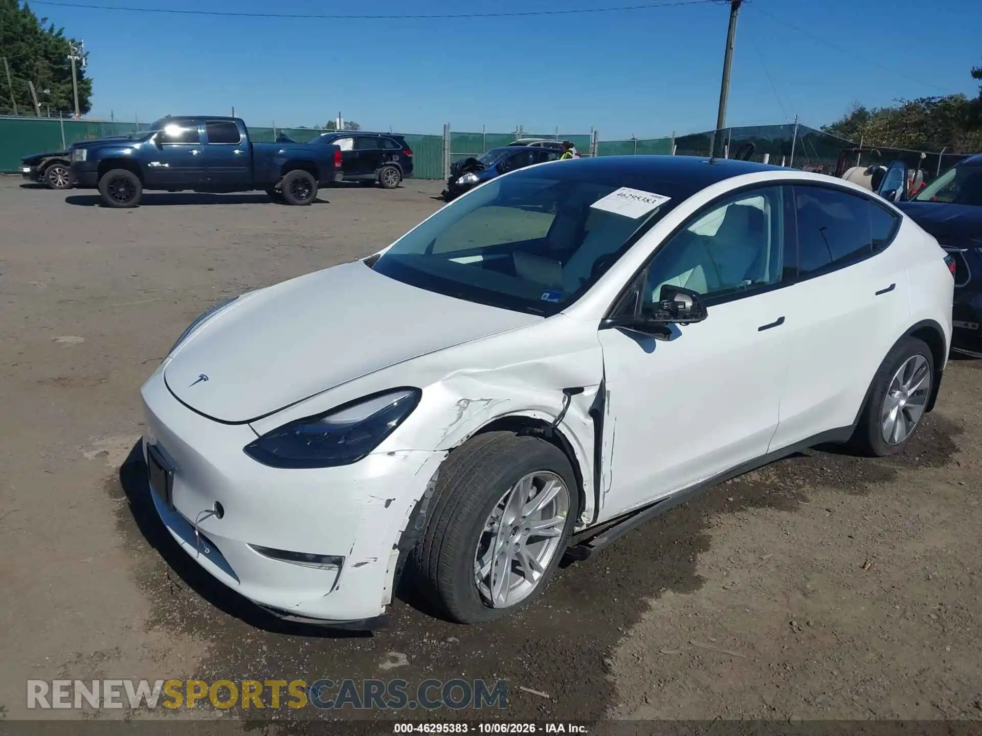 2 fotografías del automóvil dañado 7SAYGDEE9PF672583 TESLA MODEL Y 2023