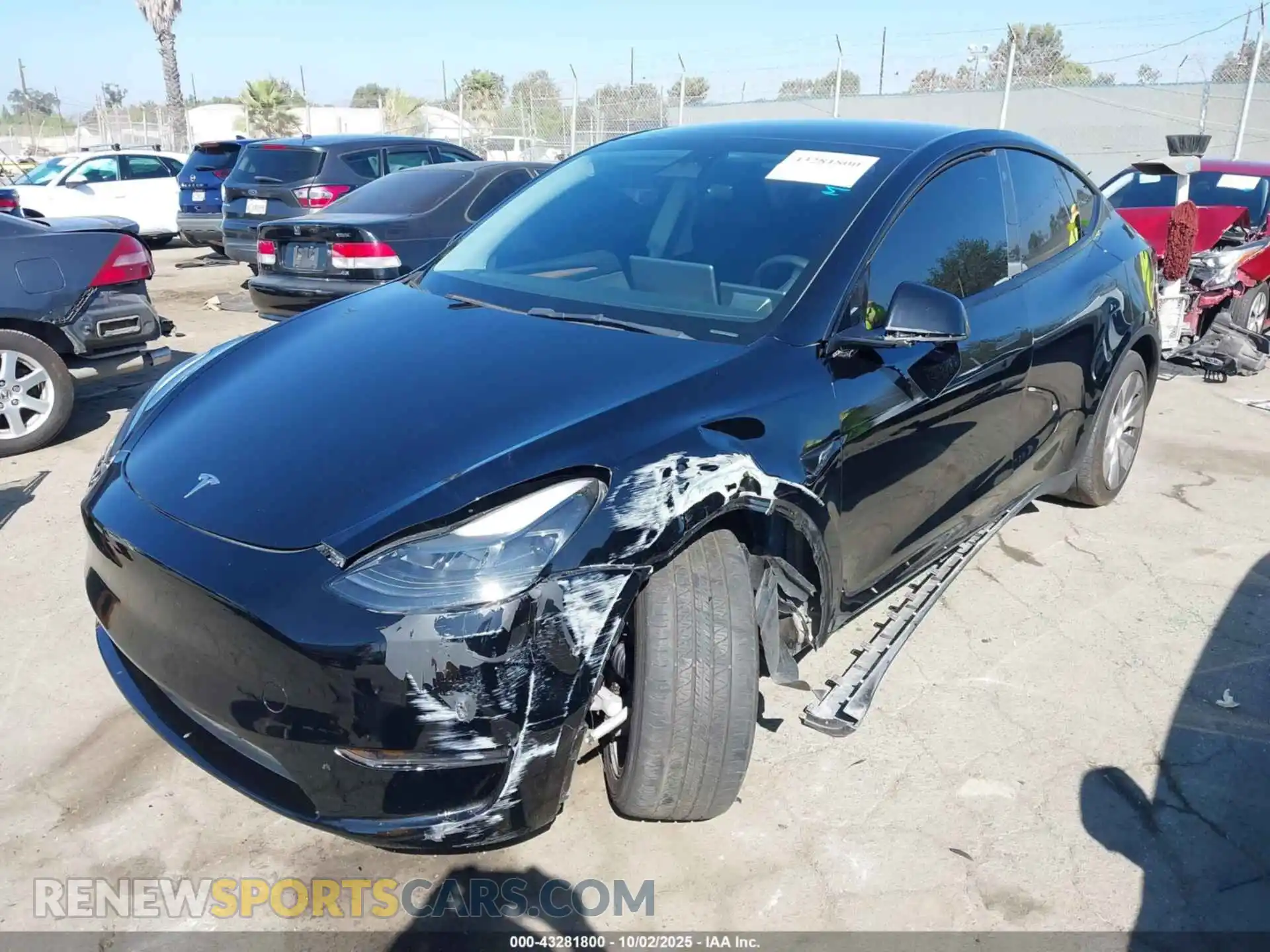 2 Photograph of a damaged car 7SAYGDEE9PF741062 TESLA MODEL Y 2023