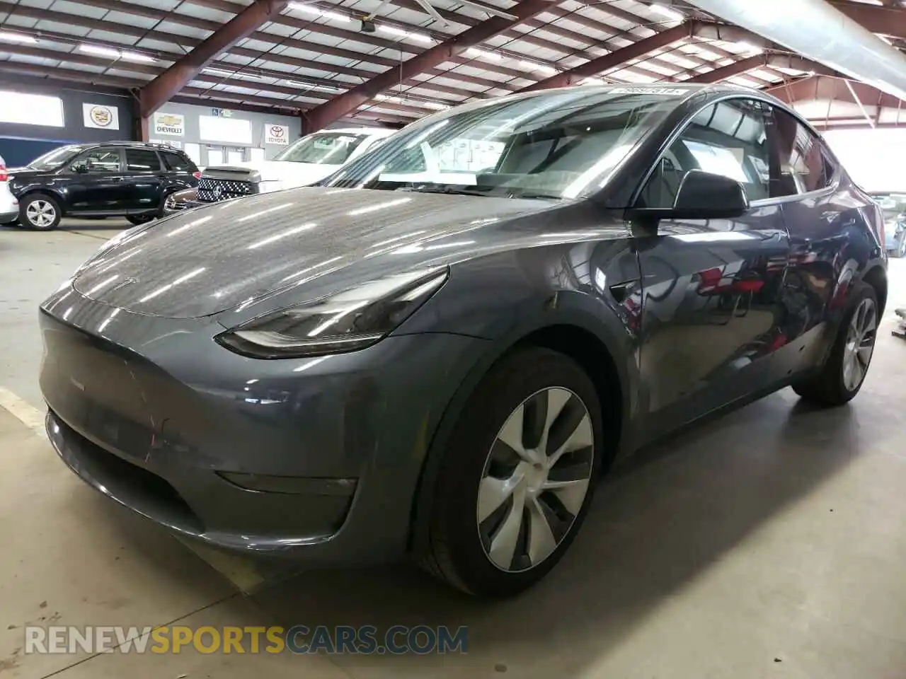 1 Photograph of a damaged car 7SAYGDEE9PF752174 TESLA MODEL Y 2023